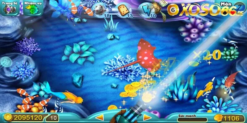 3 cấp độ phòng trong ACE Fishing