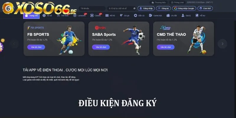 Hướng dẫn đăng ký tài khoản nhà cái với điều kiện chính