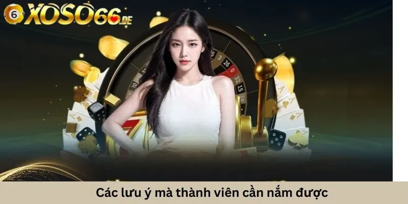 Những lưu ý khi nhận và rút tiền ưu đãi